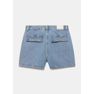 Mint Velvet Mid Indigo Denim Cargo Pocket Shorts